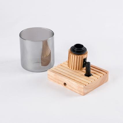 Brilagi - Wandspot HYGGE 1xE14/15W/230V Holz/rauchfarben