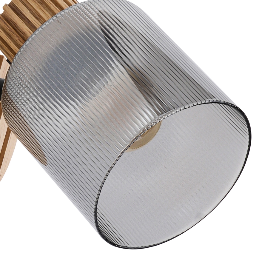 Brilagi - Wandspot HYGGE 1xE14/15W/230V Holz/rauchgrau