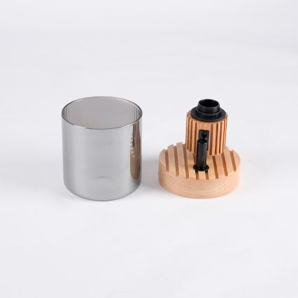 Brilagi - Wandspot HYGGE 1xE14/15W/230V Holz/rauchgrau