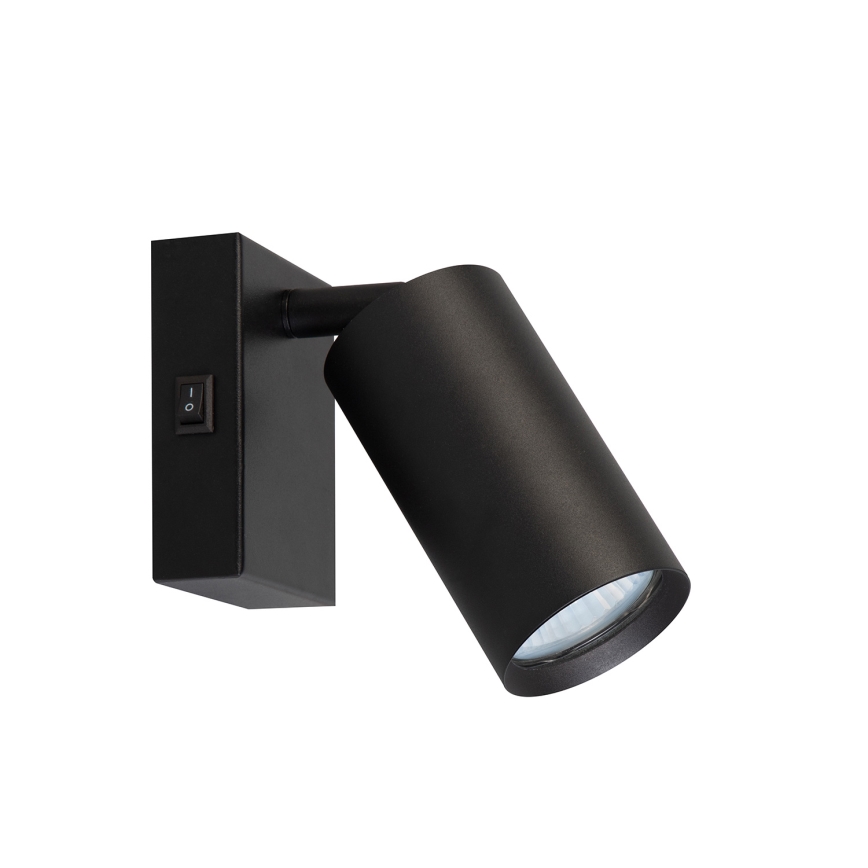 Brilagi - Wand-Spotleuchte mit Schalter SELE 1xGU10/30W/230V schwarz