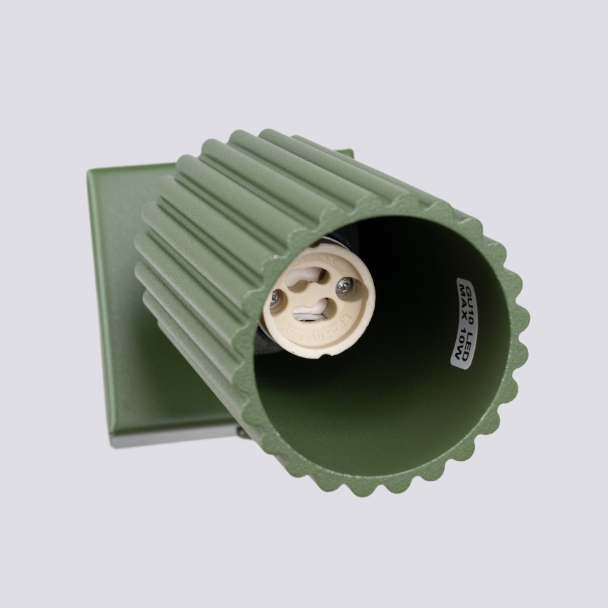 Brilagi - Wandstrahler CRESTO 1xGU10/10W/230V grün