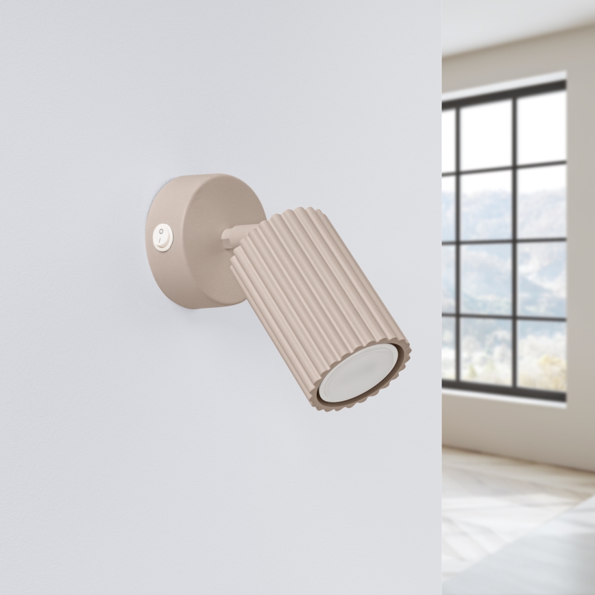 Brilagi - Wandstrahler CRESTO 1xGU10/10W/230V taupe