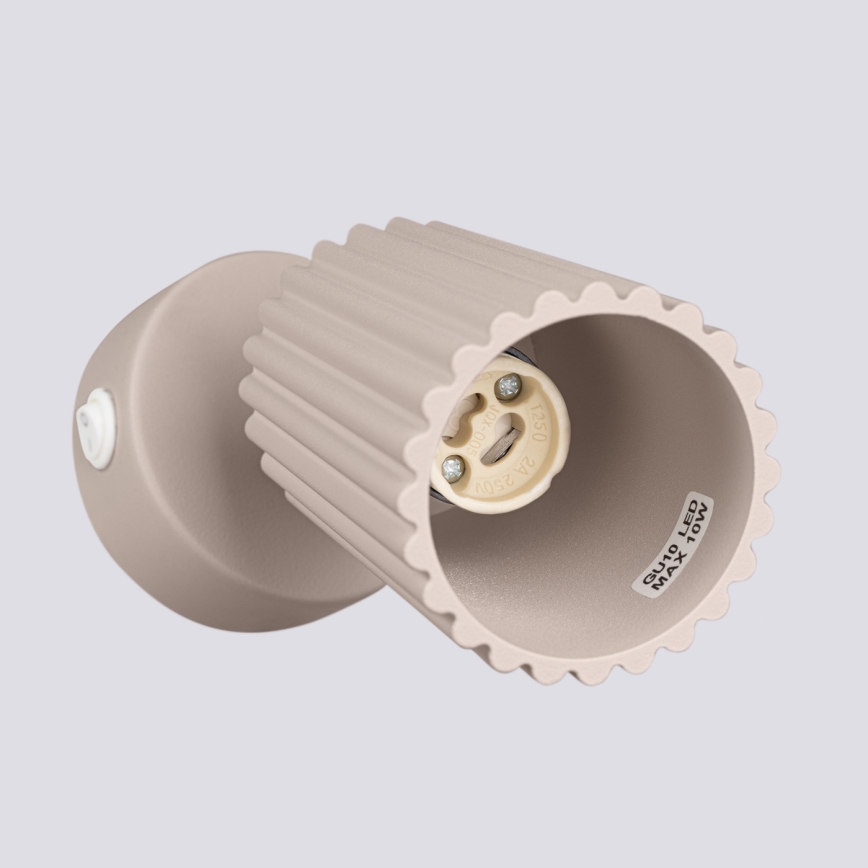 Brilagi - Wandstrahler CRESTO 1xGU10/10W/230V taupe