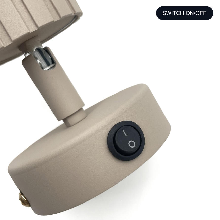 Brilagi - Wandstrahler CRISPINA 1xGU10/10W/230V beige