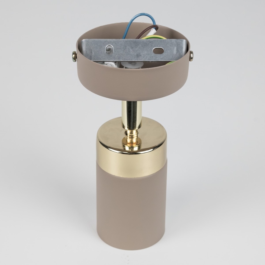 Brilagi - Wandstrahler POKER 1xGU10/25W/230V beige/golden