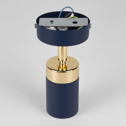 Brilagi - Wandstrahler POKER 1xGU10/25W/230V blau/golden