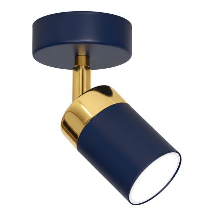 Brilagi - Wandstrahler POKER 1xGU10/25W/230V blau/golden