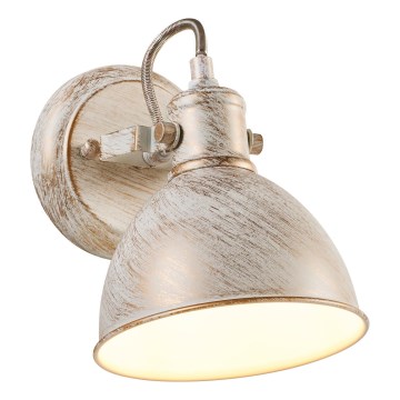 Brilagi - Wandstrahler TECHNO 1xE27/60W/230V cremefarben/Patina