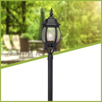 Brilliant - Außenleuchte ISTRIA 1xE27/60W/230V 112 cm IP23 schwarz
