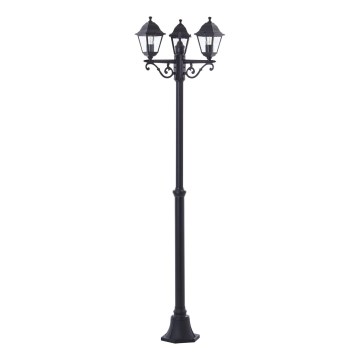 Brilliant - Außenleuchte NISSIE 3xE27/60W/230V IP44 schwarz