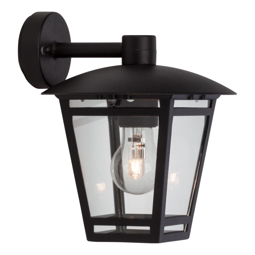 Brilliant - Außenwandleuchte RILEY 1xE27/40W/230V IP44 schwarz