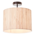 Brilliant - Deckenleuchte WIMEA 1xE27/52W/230V Ø 30 cm schwarz/beige