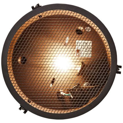 Brilliant - Deckenleuchte ZOIS 1xE27/28W/230V Ø 30 cm schwarz