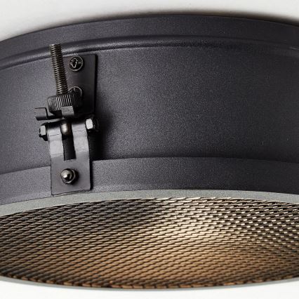 Brilliant - Deckenleuchte ZOIS 1xE27/28W/230V Ø 30 cm schwarz