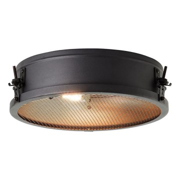 Brilliant - Deckenleuchte ZOIS 2xE27/28W/230V Ø 34 cm schwarz
