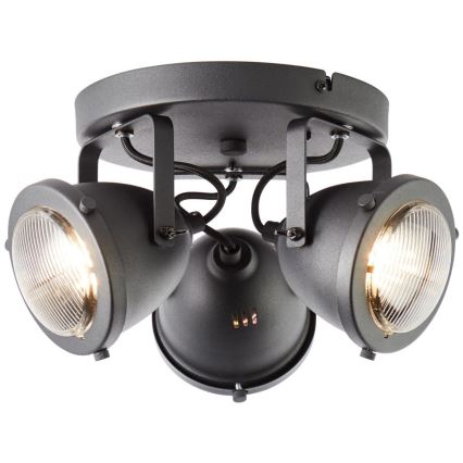 Brilliant - Deckenspot CARMEN 3xGU10/5W/230V schwarz