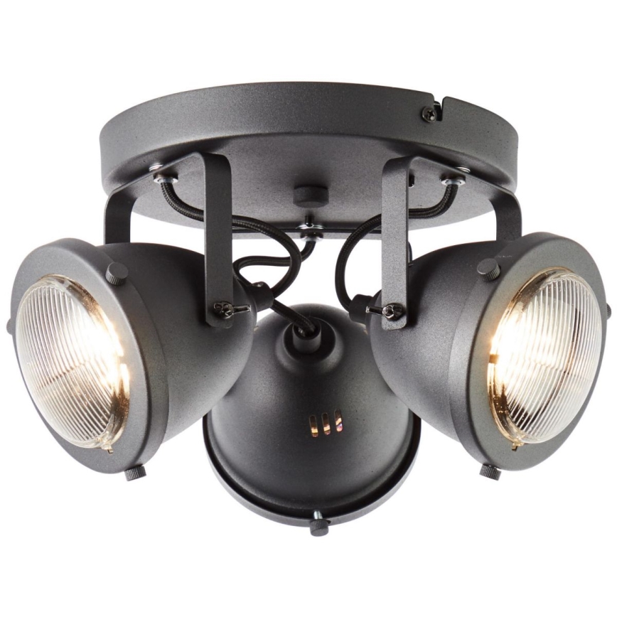 Brilliant - Deckenspot CARMEN 3xGU10/5W/230V schwarz