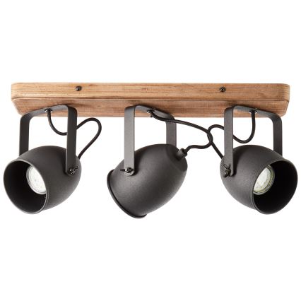 Brilliant - Deckenstrahler CROWTON 3xGU10/6W/230V Kiefer