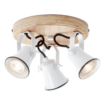 Brilliant - Deckenstrahler SEED 3xGU10/5W/230V weiß/beige