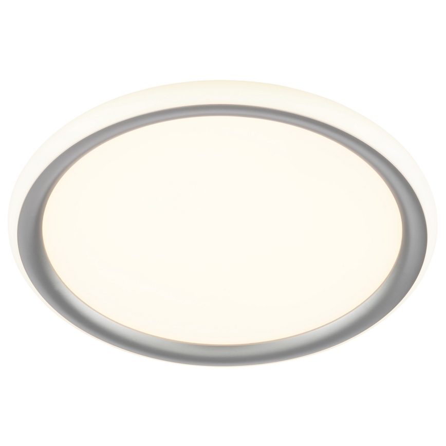 Brilliant - dimmbare LED-Deckenleuchte CARLOZ LED/16W/230V Ø 30 cm weiß/grau