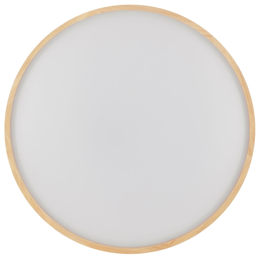 Brilliant - LED dimmbare Deckenleuchte ALSON LED/17W/230V 3000-6500K Ø 49,5 cm Kautschukholz + Fernbedienung