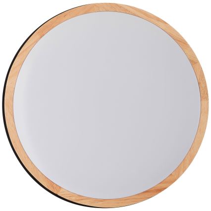 Brilliant - Dimmbare LED-Deckenleuchte BAARLO LED/24W/230V d 35 cm schwarz/Gummibaum - FSC-zertifiziert