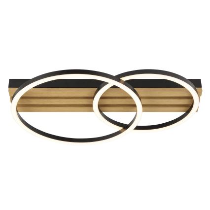 Brilliant - Dimmbare LED-Deckenleuchte CALMA LED/21W/230V schwarz