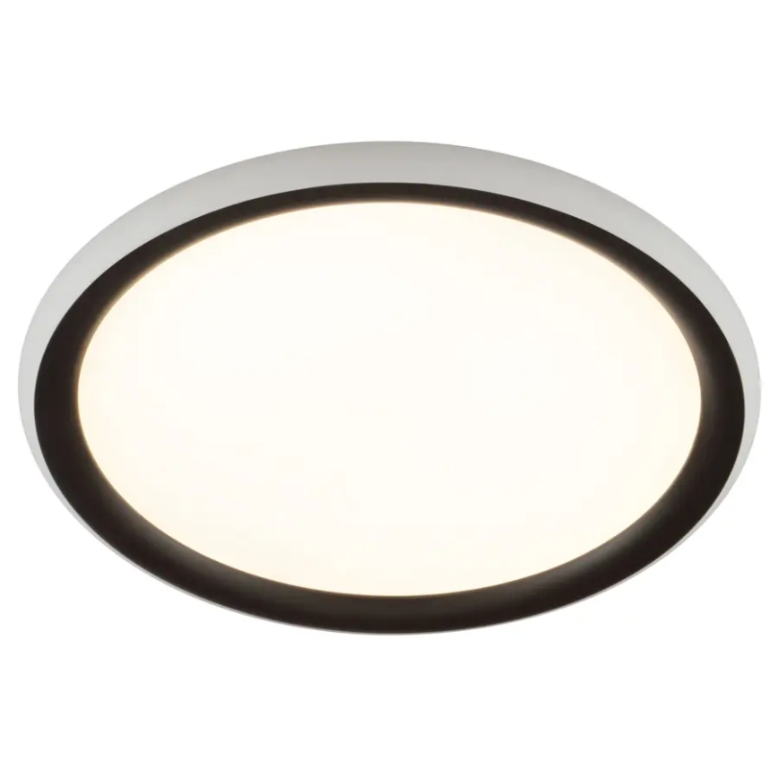 Brilliant - Dimmbare LED-Deckenleuchte CARLOZ LED/16W/230V Ø 30 cm weiß/schwarz