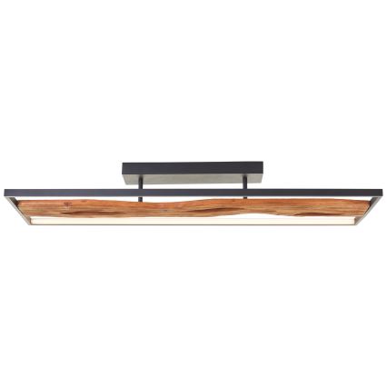 Brilliant - Dimmbare LED-Deckenleuchte CHAUMONT LED/48W/230V Gummibaum - FSC-zertifiziert