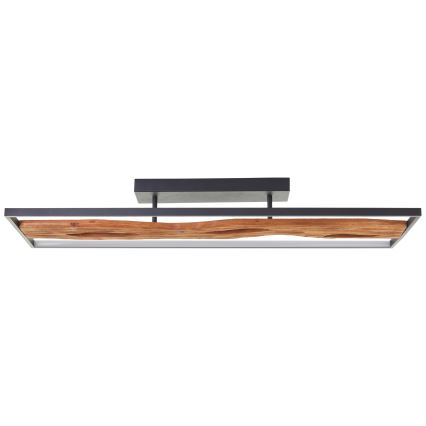 Brilliant - Dimmbare LED-Deckenleuchte CHAUMONT LED/48W/230V Gummibaum - FSC-zertifiziert