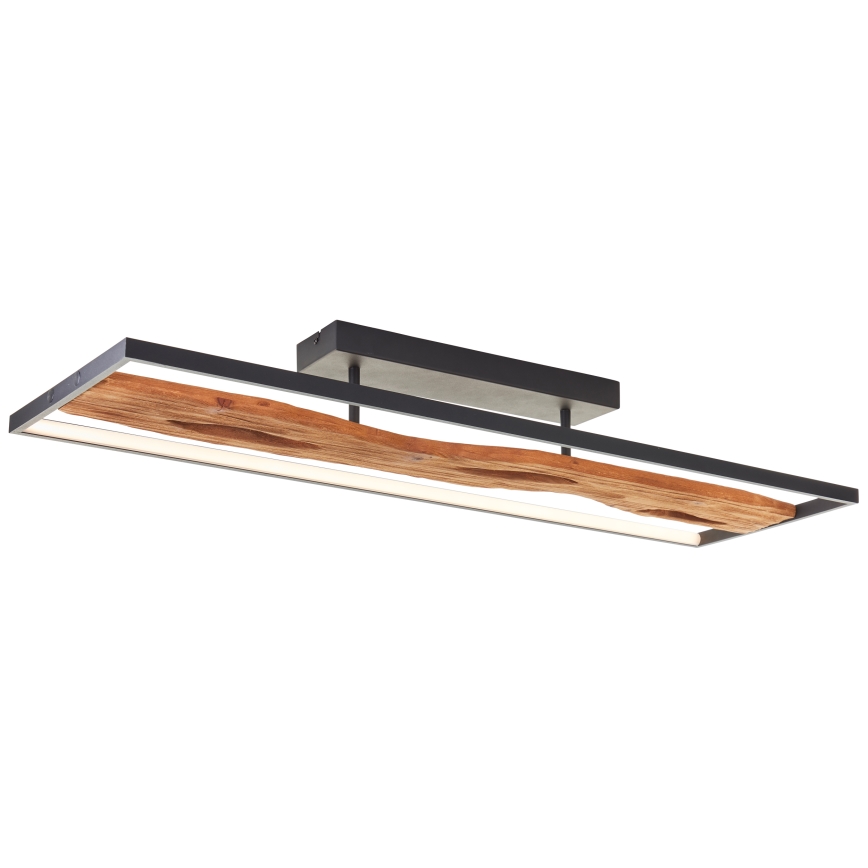Brilliant - Dimmbare LED-Deckenleuchte CHAUMONT LED/48W/230V Gummibaum - FSC-zertifiziert