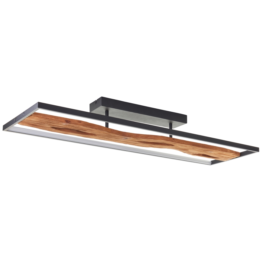 Brilliant - Dimmbare LED-Deckenleuchte CHAUMONT LED/48W/230V Gummibaum - FSC-zertifiziert
