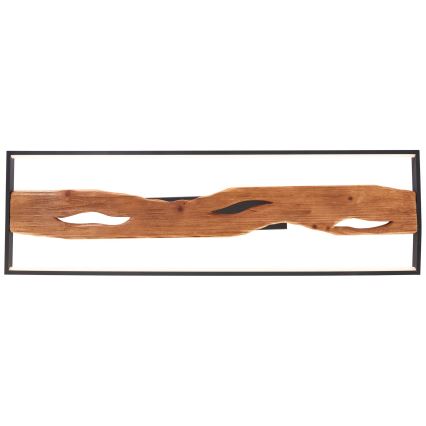 Brilliant - Dimmbare LED-Deckenleuchte CHAUMONT LED/48W/230V Gummibaum - FSC-zertifiziert