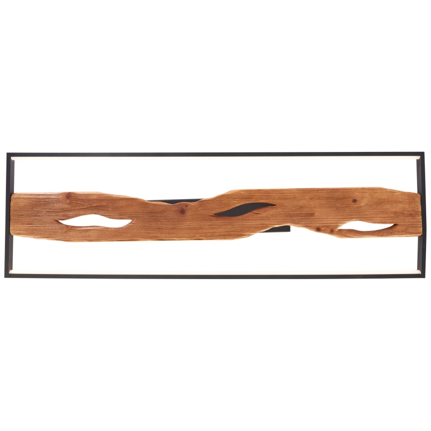 Brilliant - Dimmbare LED-Deckenleuchte CHAUMONT LED/48W/230V Gummibaum - FSC-zertifiziert