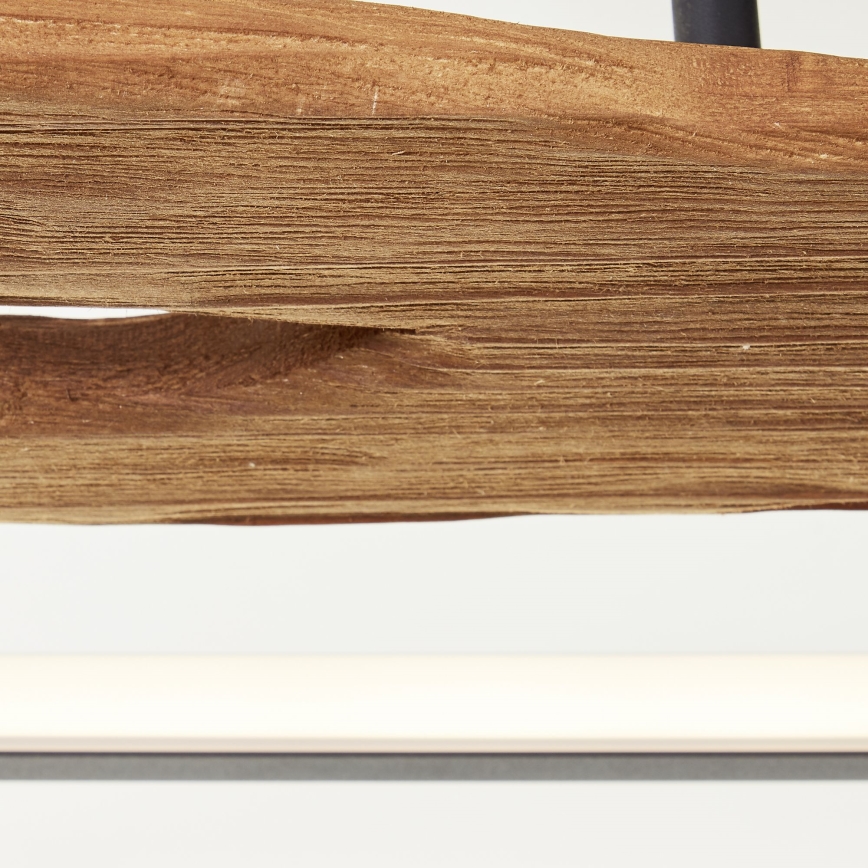 Brilliant - Dimmbare LED-Deckenleuchte CHAUMONT LED/48W/230V Gummibaum - FSC-zertifiziert
