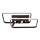 Brilliant - Dimmbare LED-Deckenleuchte DALIDA LED/54W/230V 3000-6500K 45,2x66 cm schwarz + Fernbedienung