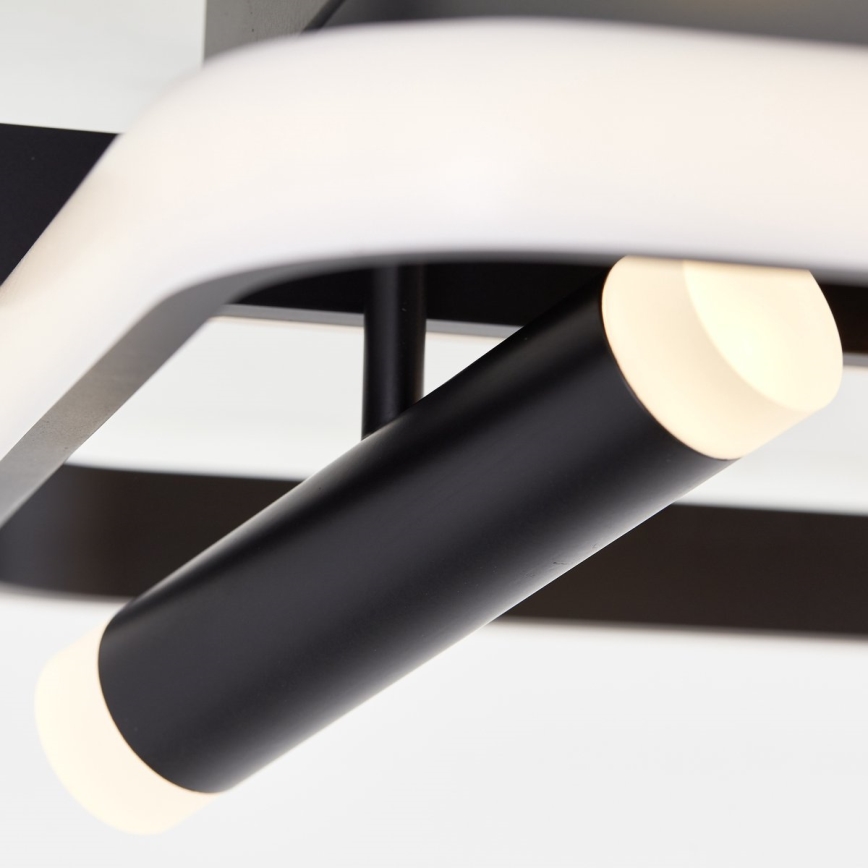 Brilliant - Dimmbare LED-Deckenleuchte DALIDA LED/54W/230V 3000-6500K 45,2x66 cm schwarz + Fernbedienung