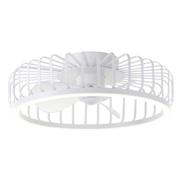 Brilliant - Dimmbare LED-Deckenleuchte mit Ventilator CAPO LED/36W/230V 2700-6500K Ø 48 cm weiß + Fernbedienung
