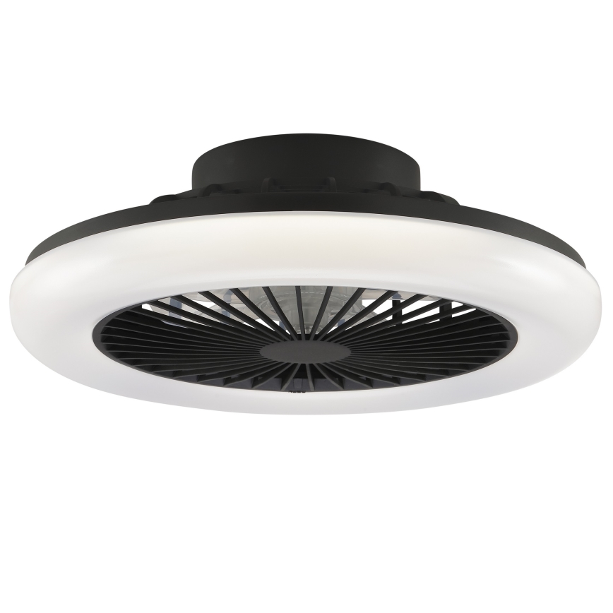 Brilliant - dimmbare LED-Deckenleuchte mit Ventilator MONTERO LED/20W/230V 2700-6500K Ø 42 cm schwarz + Fernbedienung