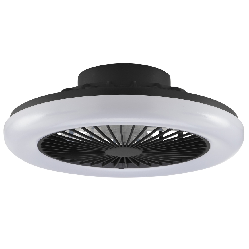 Brilliant - dimmbare LED-Deckenleuchte mit Ventilator MONTERO LED/20W/230V 2700-6500K Ø 42 cm schwarz + Fernbedienung
