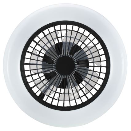 Brilliant - dimmbare LED-Deckenleuchte mit Ventilator MONTERO LED/20W/230V 2700-6500K Ø 42 cm schwarz + Fernbedienung