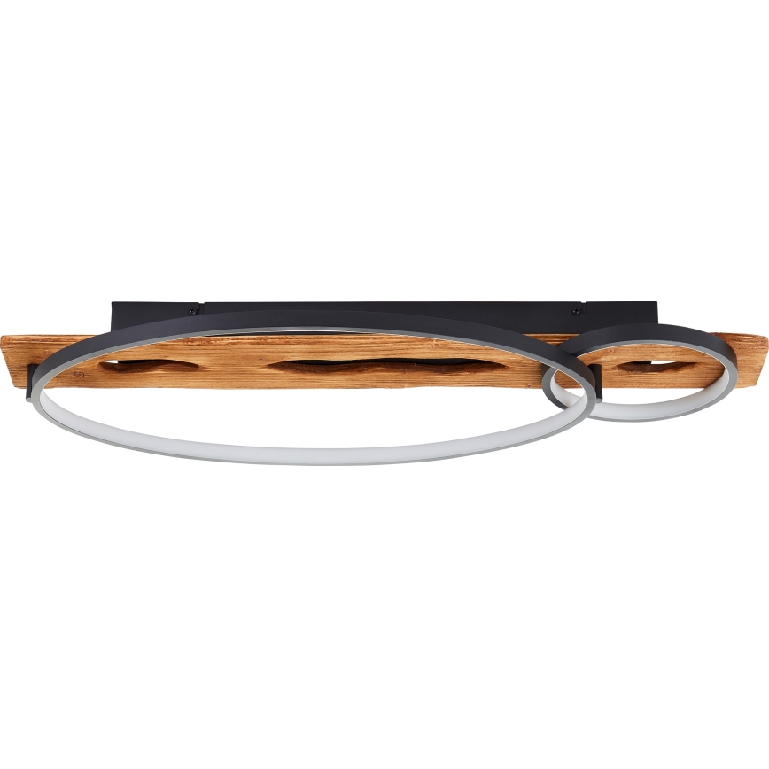 Brilliant - LED-dimmbare Deckenleuchte PIRUS LED/30W/230V 30x70 cm Gummibaumholz
