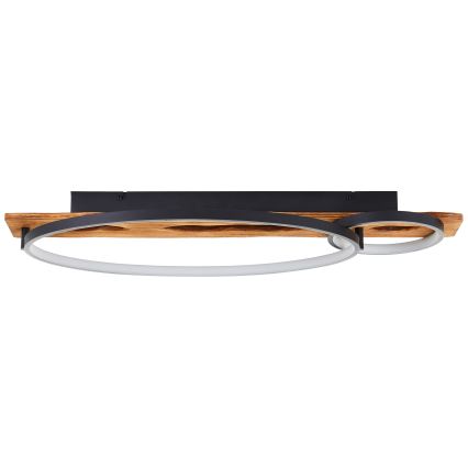 Brilliant - LED-dimmbare Deckenleuchte PIRUS LED/30W/230V 30x70 cm Gummibaumholz