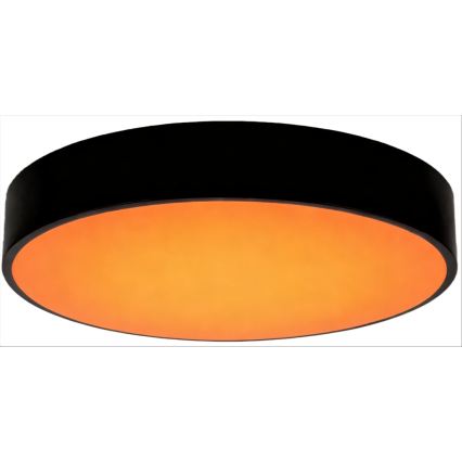 Brilliant - LED dimmbare Deckenleuchte SLIMLINE LED/50W/230V 1800-6500K Ø 49 cm schwarz + Fernbedienung