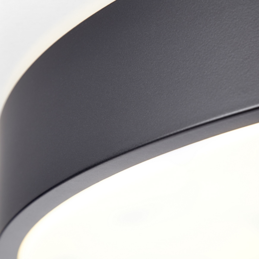 Brilliant - LED-dimmbare Deckenleuchte SLIMLINE LED/60 W/230 V 3000–6500 K Ø 49 cm schwarz + Fernbedienung