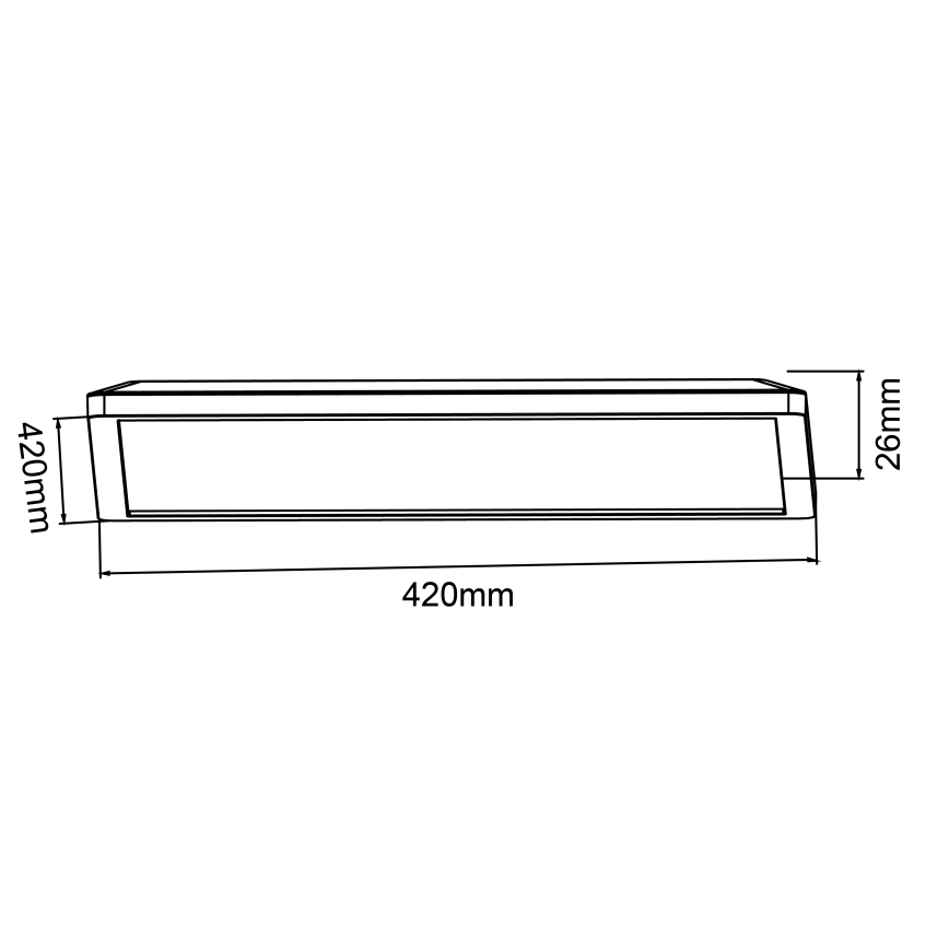 Brilliant - LED dimmbare Deckenleuchte SORELL LED/24/230V 3000-6500K 42x42 cm weiß + Fernbedienung