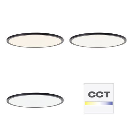 Brilliant - LED-dimmbare Deckenleuchte TUCO LED/33W/230V 3000-6500K Ø 50 cm schwarz + Fernbedienung