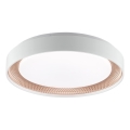 Brilliant - dimmbare LED-Deckenleuchte WALDO LED/24W/230V 3000-6500K Ø 38,5 cm weiß/roségold + Fernbedienung