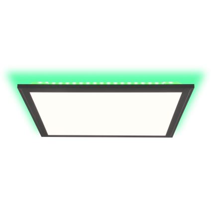 Brilliant - Dimmbare LED-RGBW-Deckenleuchte ALLIE LED/24W/230V 2700-6500K schwarz + Fernbedienung