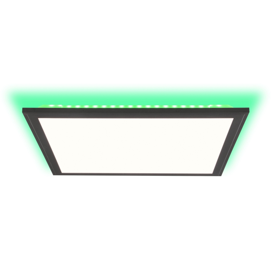 Brilliant - Dimmbare LED-RGBW-Deckenleuchte ALLIE LED/24W/230V 2700-6500K schwarz + Fernbedienung